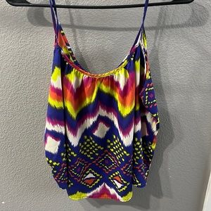 Forever 21 tank top multi colored size medium